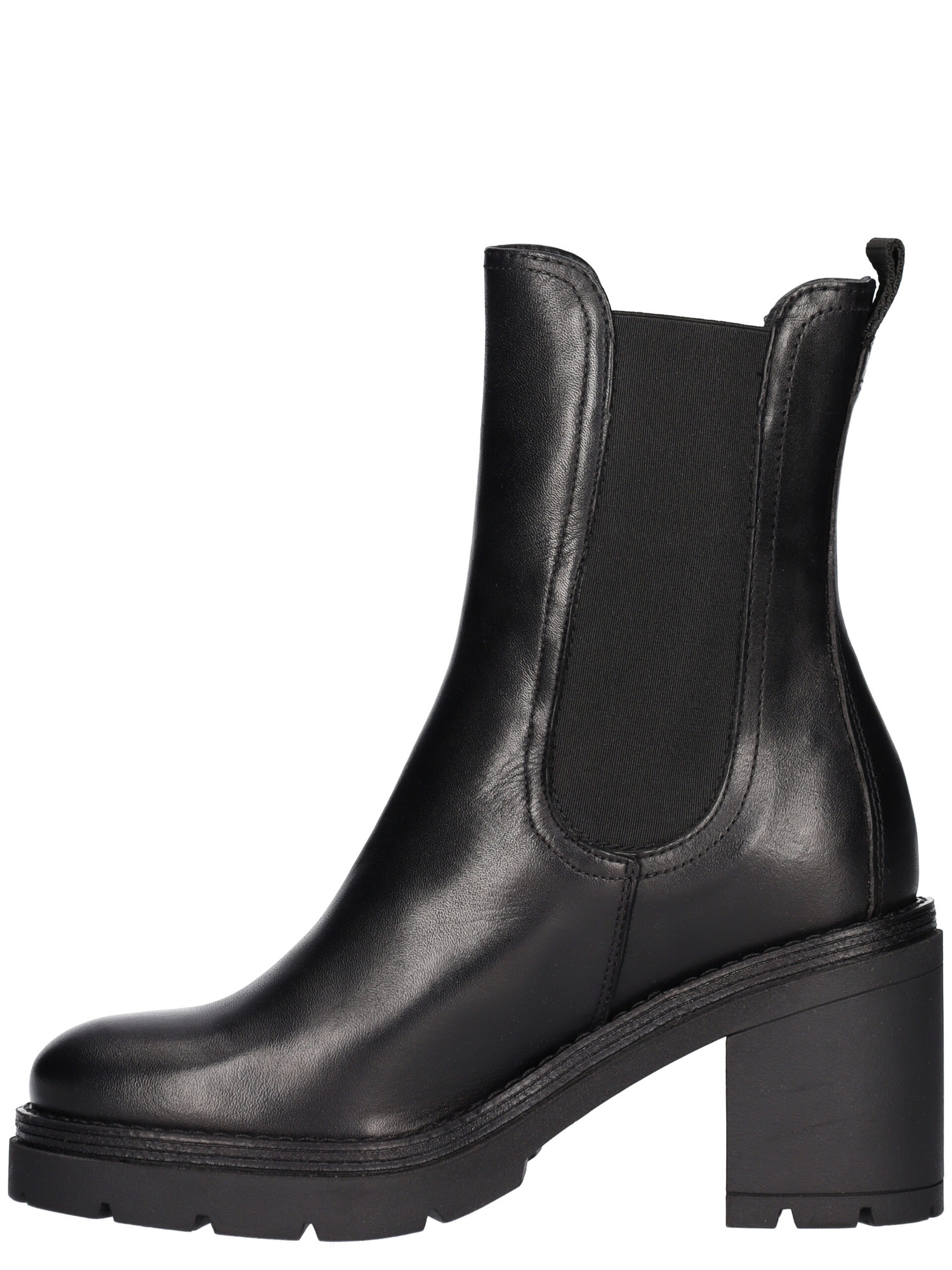 Stivale corto con tacco largo Nero Giardini da donna nero | Liviana  Calzature