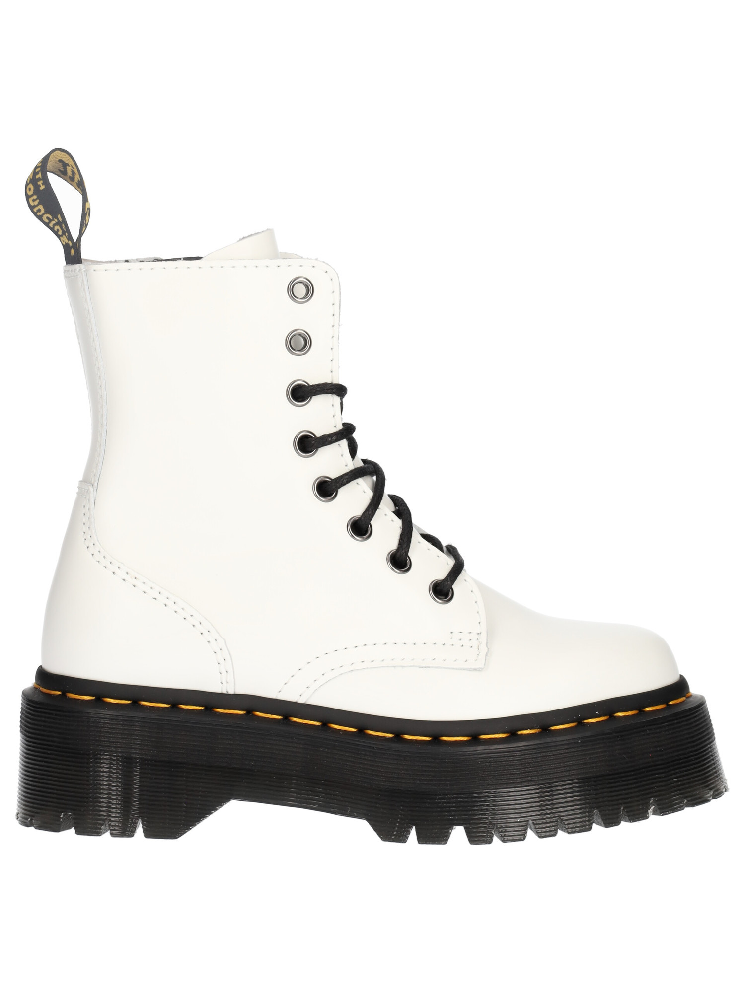 Anfibio platform Dr Martens Jadon da donna bianco | Liviana Calzature