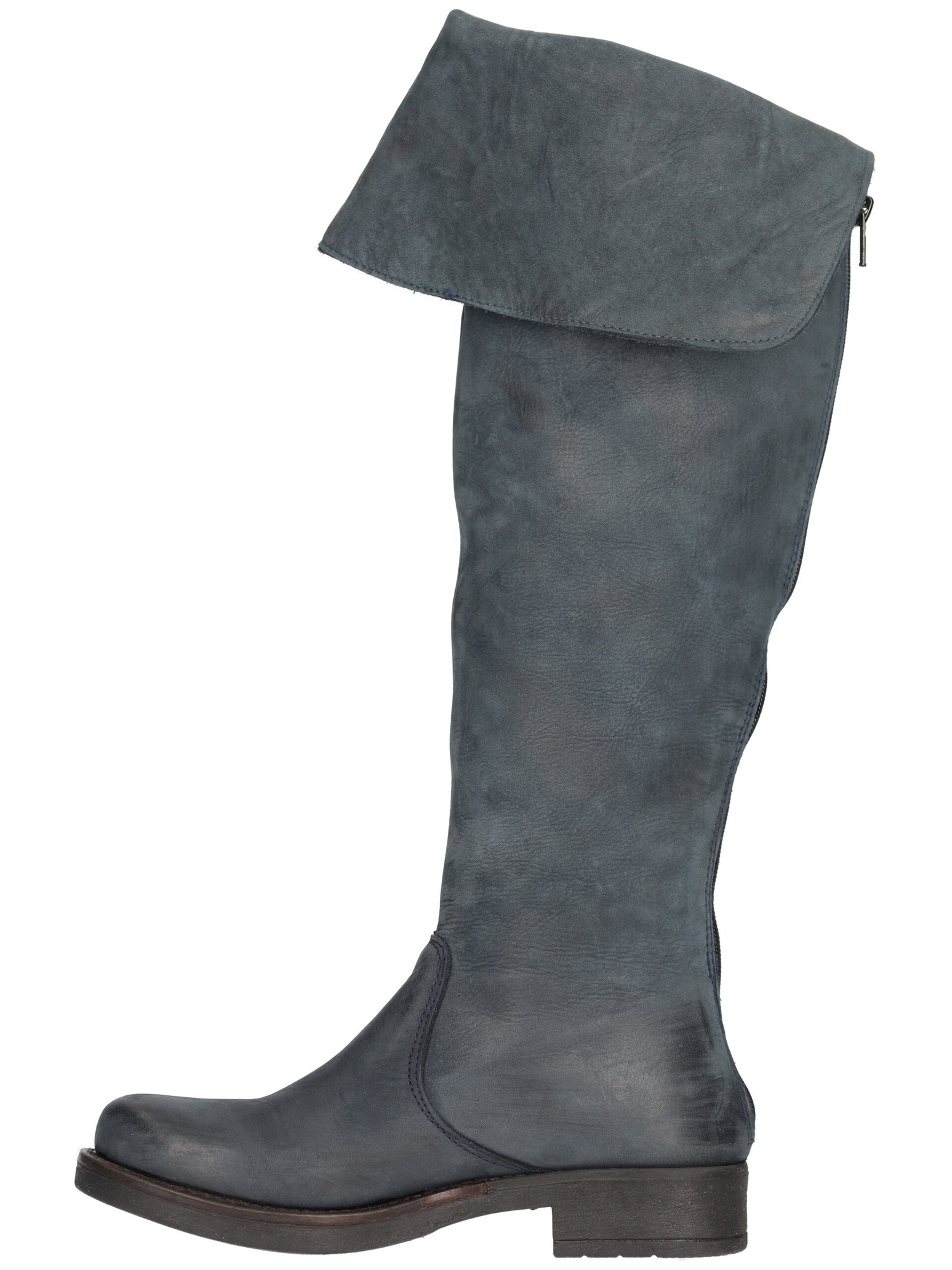 Stivale alto a coscia Liviana da donna blu | Liviana Calzature