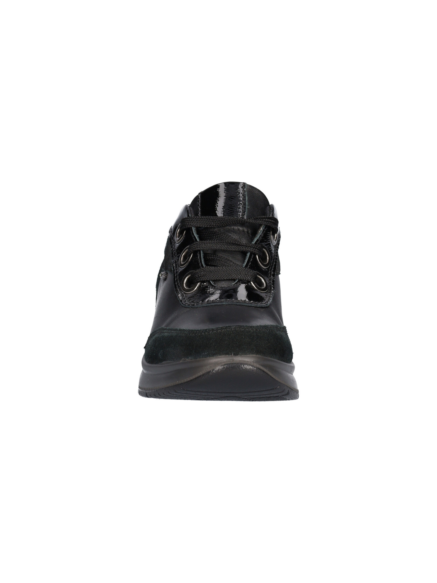 Sneaker con zeppa Enval Soft da donna nera | Liviana Calzature