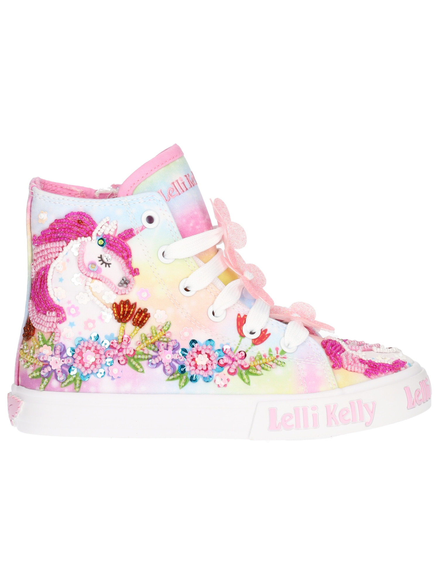sneaker-alta-lelli-kelly-unicorno-da-bambina-bianca
