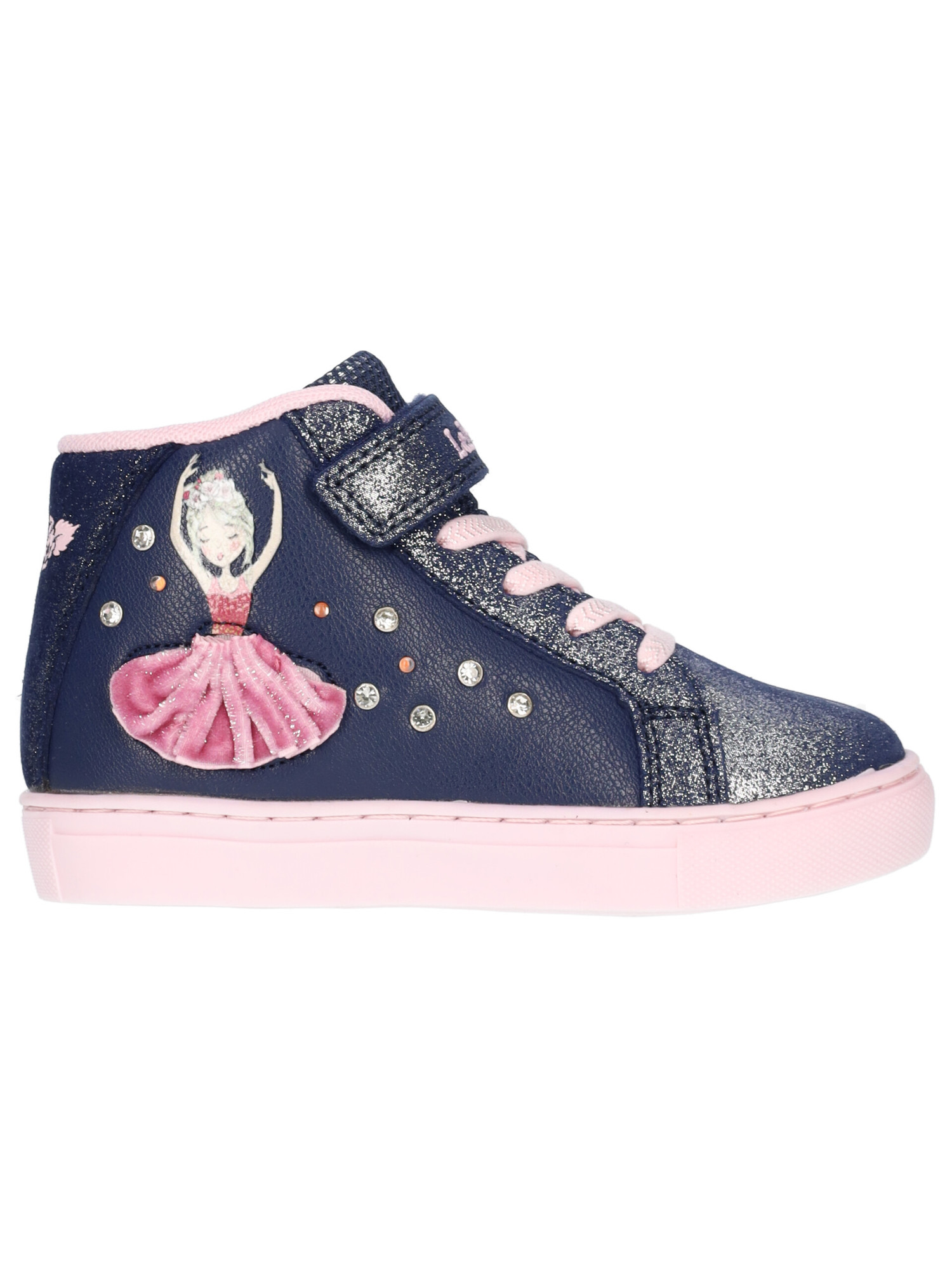 sneaker-alta-lelli-kelly-mille-stelle-da-bambina-blu