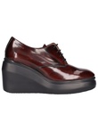 scarpa-stringata-con-zeppa-wonders-da-donna-bordeaux