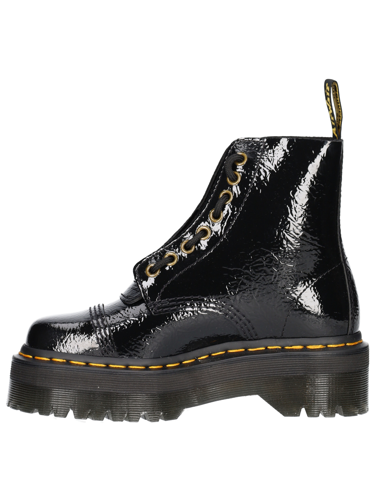 anfibio-dr-martens-sinclair-distressed-patent-da-donna-nero