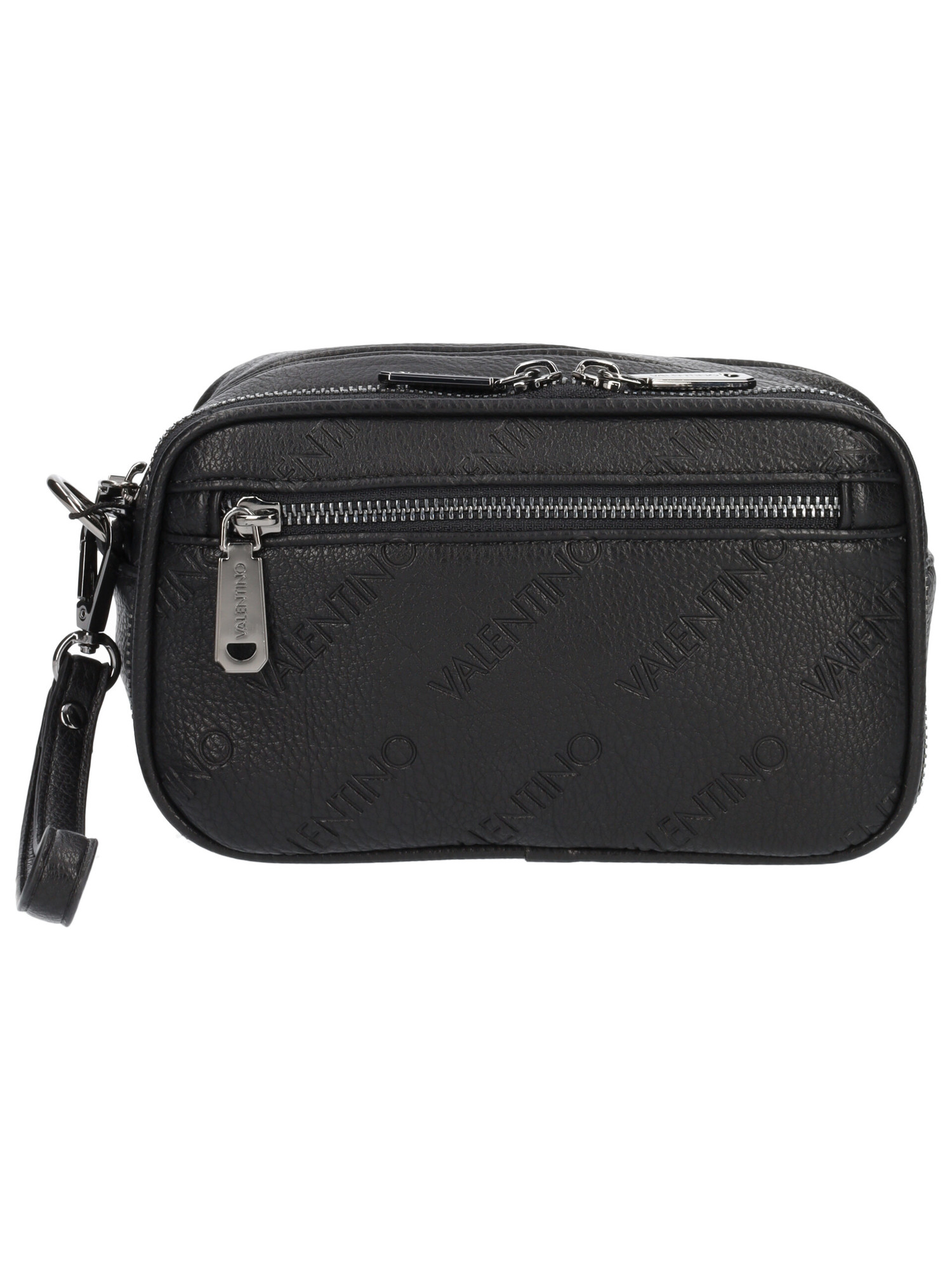 Mario Valentino Shoulder bag pochette black black leather logo