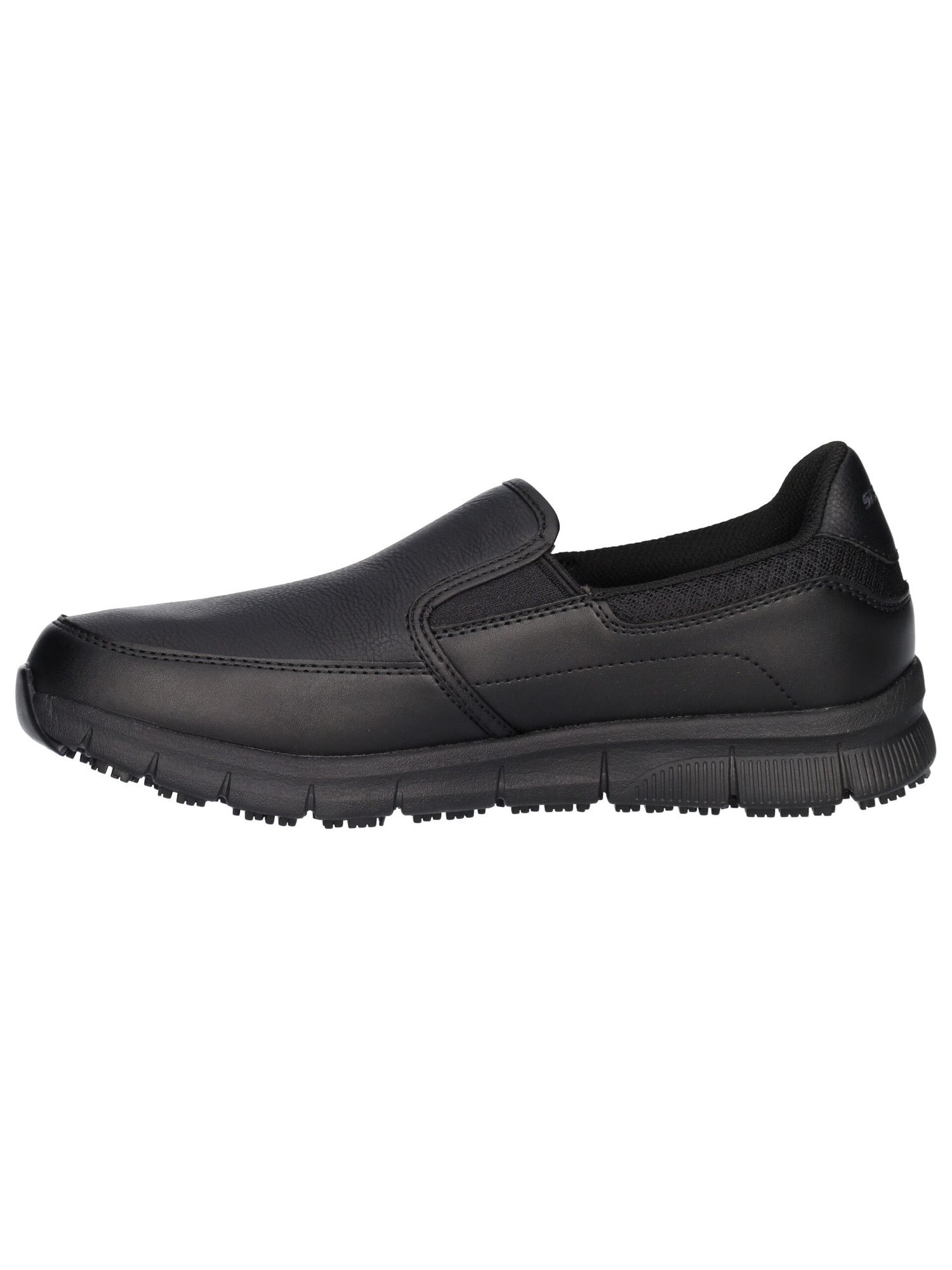 scarpa-slip-on-da-lavoro-skechers-da-uomo-nera-89a887