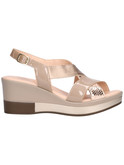 sandalo con zeppa confort da donna beige