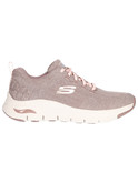 sneaker skechers archfit da donna malva