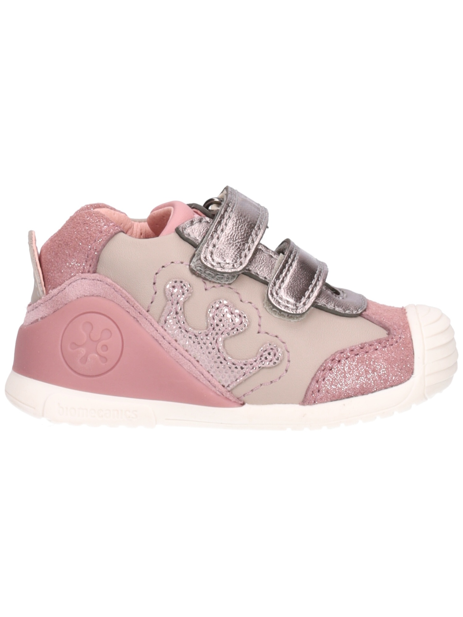 scarpa-biomecanics-primi-passi-bambina-rosa-e-grigia