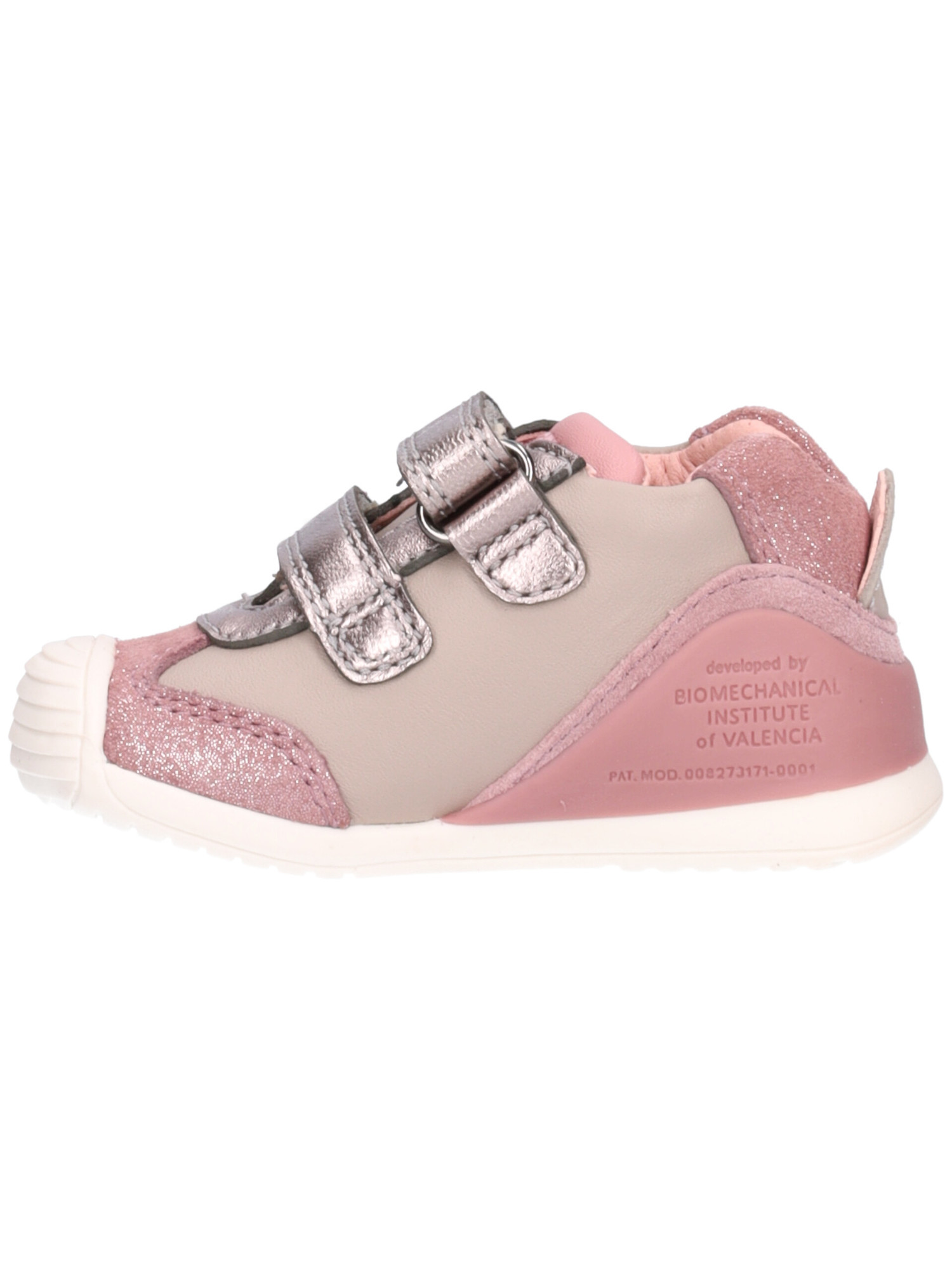 scarpa-biomecanics-primi-passi-bambina-rosa-e-grigia