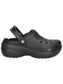 ciabatta platform crocs classic da donna nera