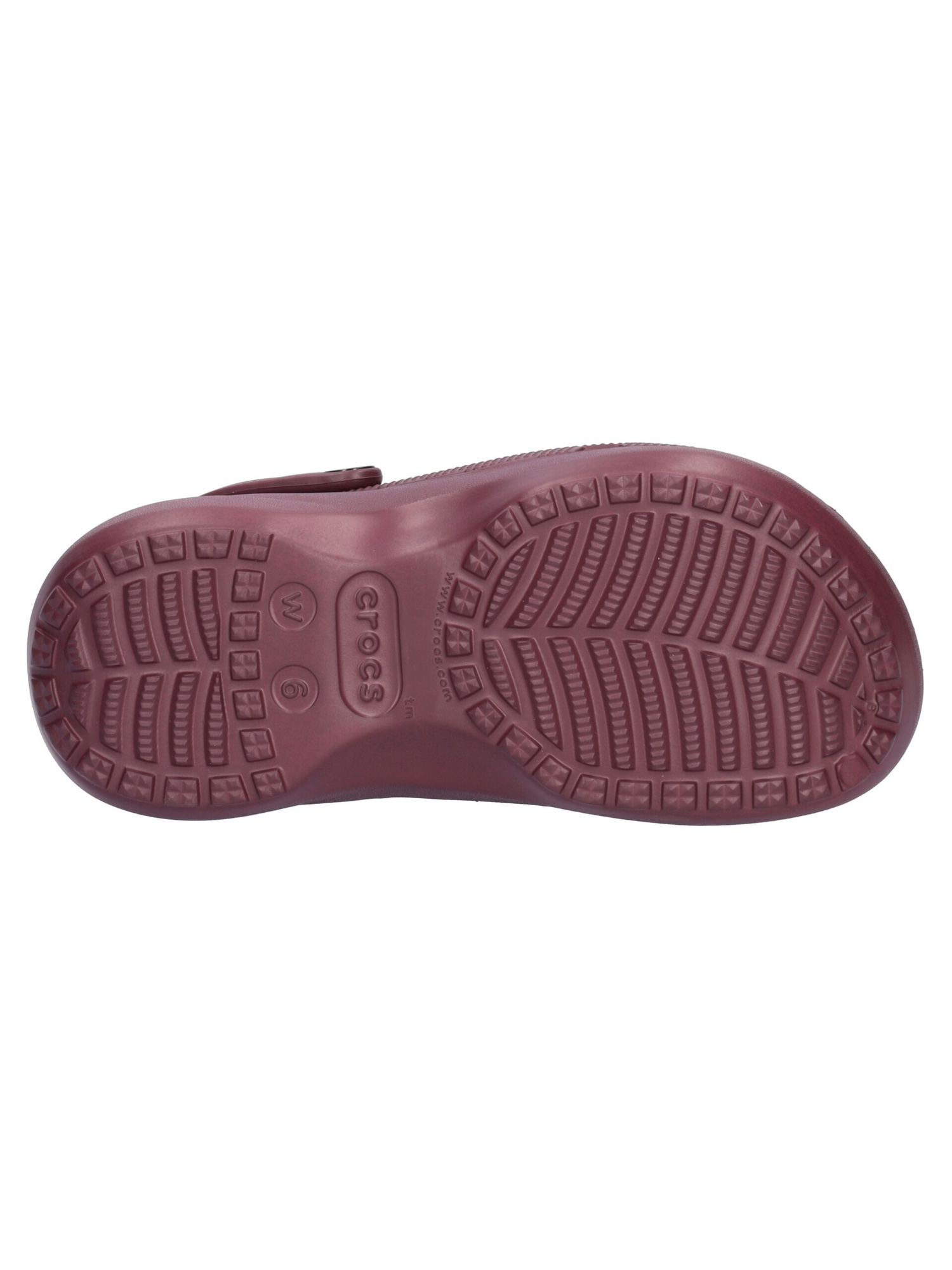 ciabatta-platform-crocs-classic-da-donna-bordeaux