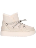 stivaletto platform cafenoir da donna beige e platino