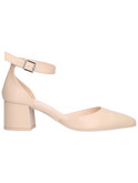 scarpa con tacco largo nero giardini da donna beige