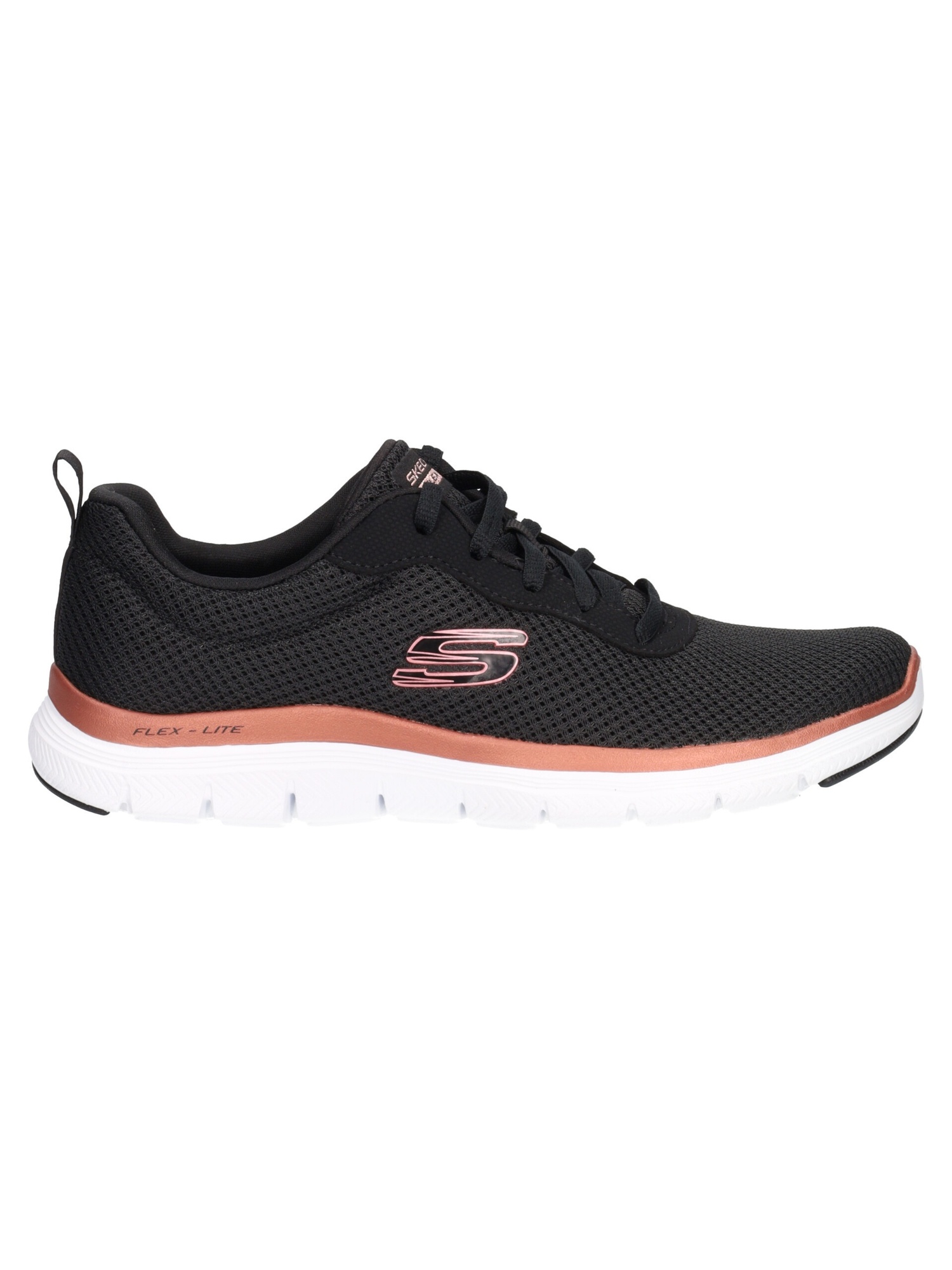 sneaker-skechers-flex-lite-da-donna-nera