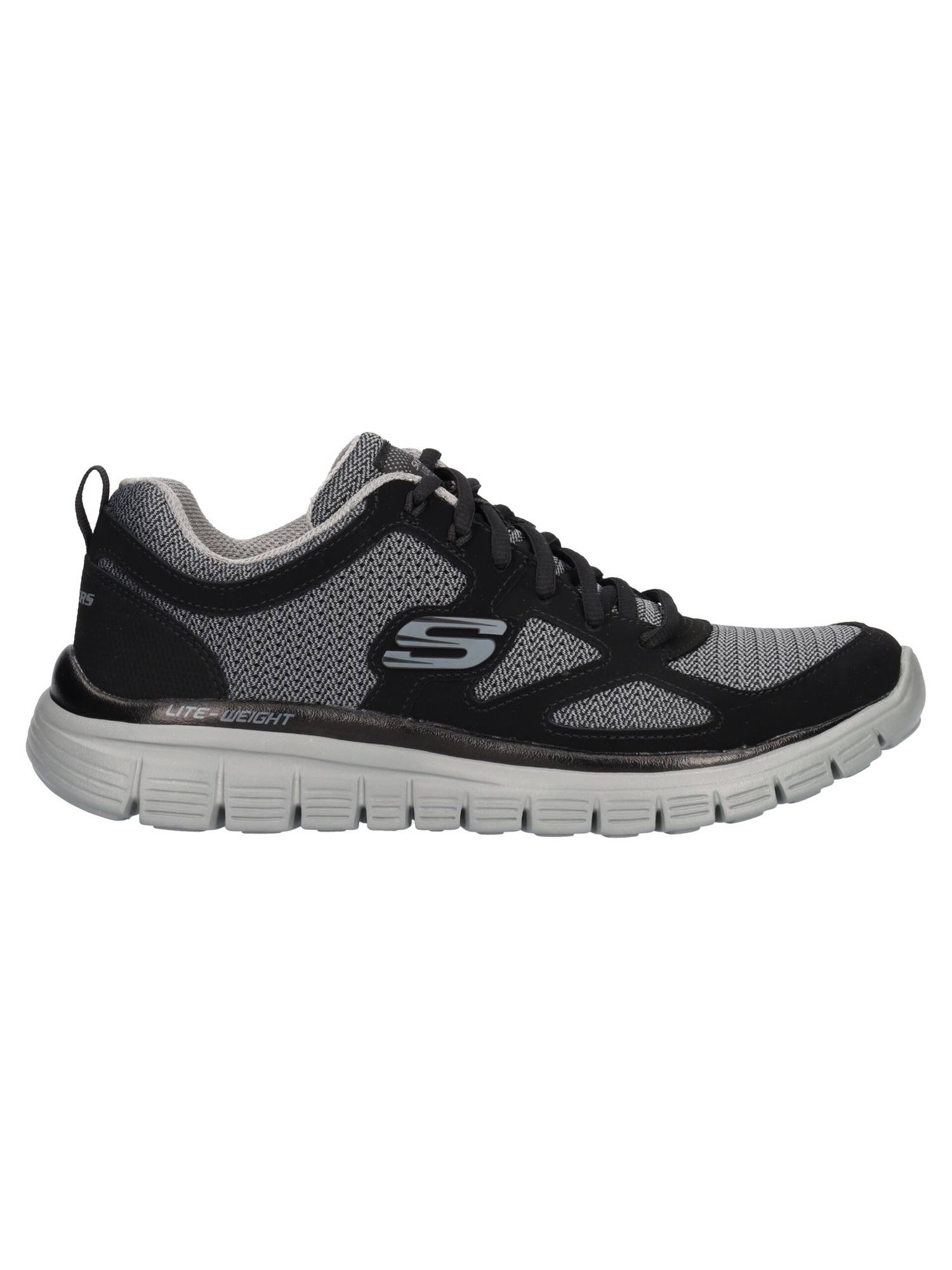 sneaker-skechers-lite-weight-da-uomo-nera-e-grigia