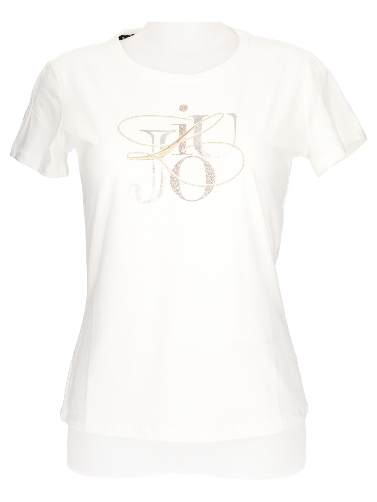 t-shirt-a-maniche-corte-liu-jo-da-donna-bianca-f36e5d