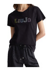 t-shirt-maniche-corte-liu-jo-da-donna-nera-2e21cb