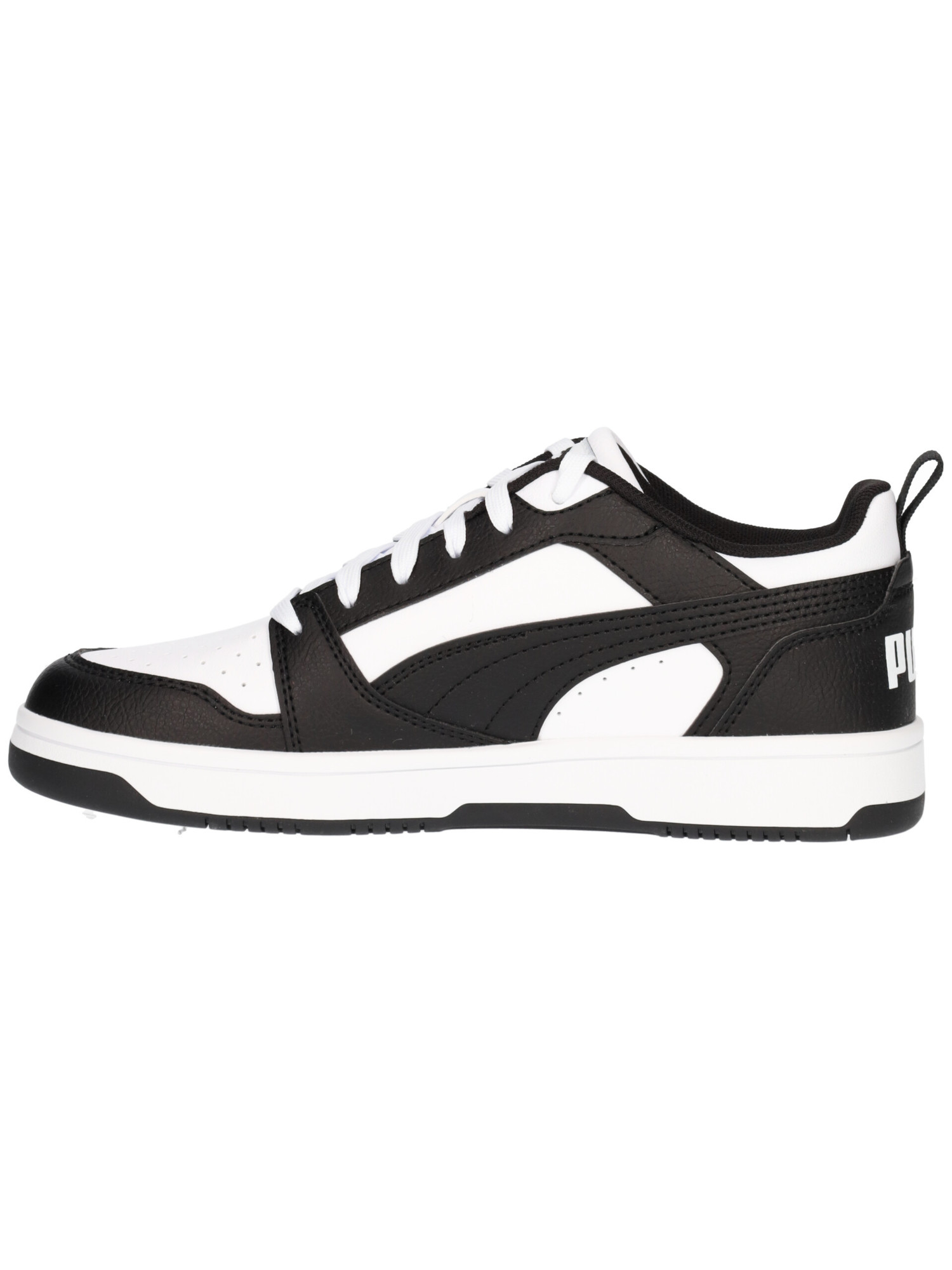 sneaker-puma-rebound-da-bambino-bianca-e-nera-565a99