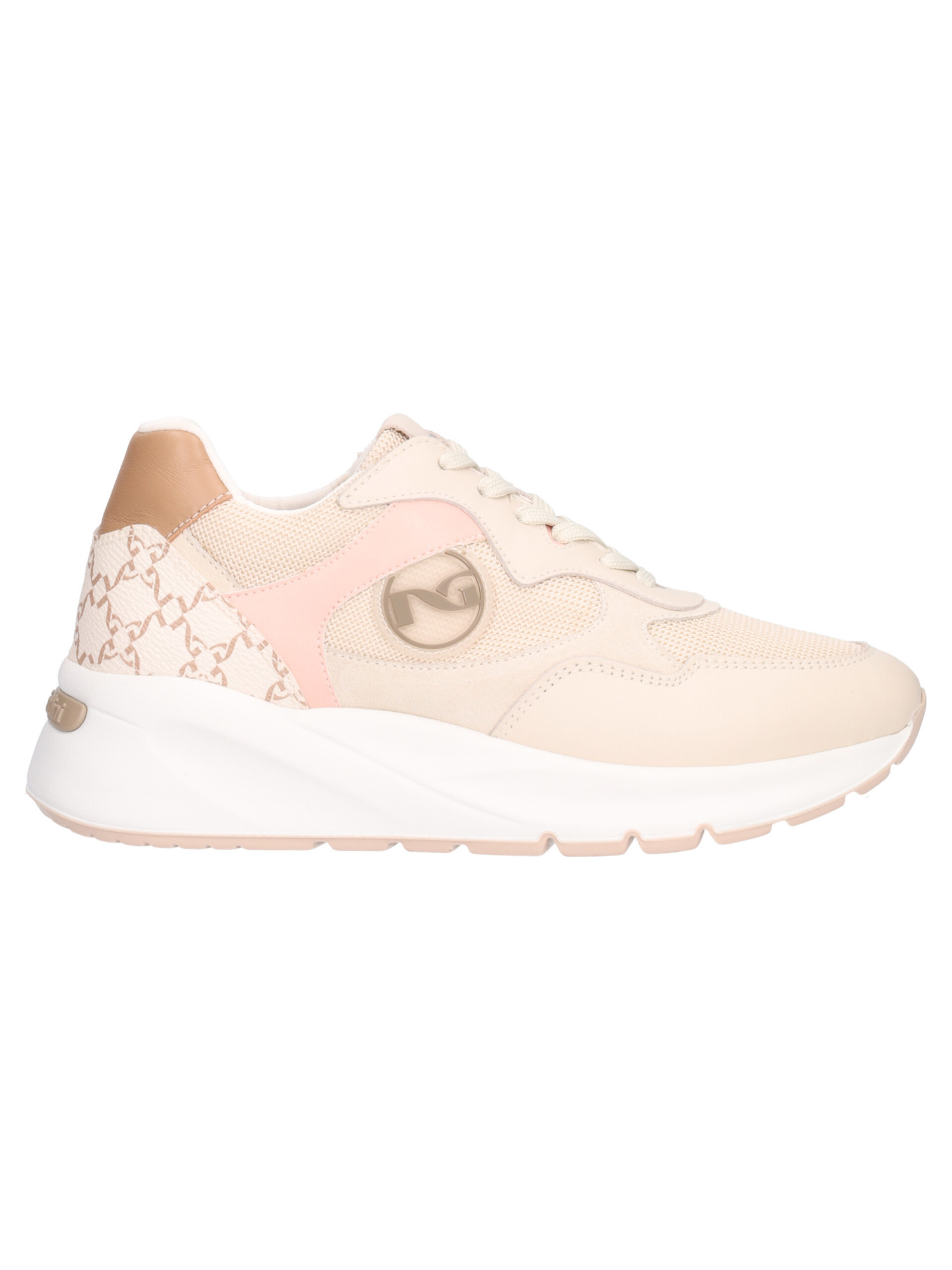 sneaker-con-zeppa-nero-giardini-da-donna-beige