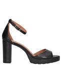 sandalo con tacco largo geox walk pleasure da donna nero