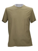 t-shirt a maniche corte geox g-dyed da uomo verde