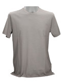 t-shirt a maniche corte geox g-dyed da uomo grigia