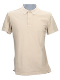 polo a maniche corte geox jersey da uomo beige