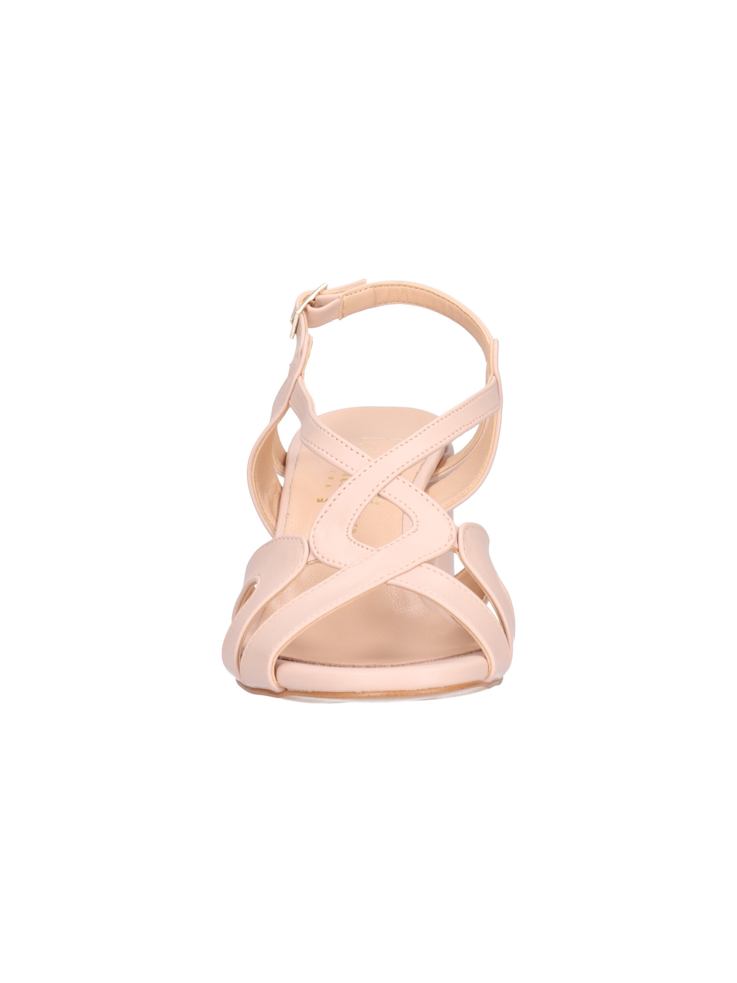 Sandali CUSHIONAIRE Nora Donna | Tacco Basso 2,5 Cm | Memory Foam | Pelle Vegana | Beige | Taglia 40