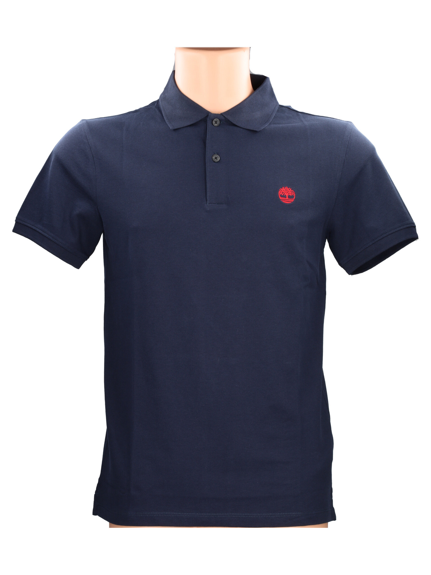 Polo a maniche corte Timberland da uomo blu Liviana Calzature