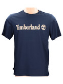 t-shirt a maniche corte timberland da uomo blu