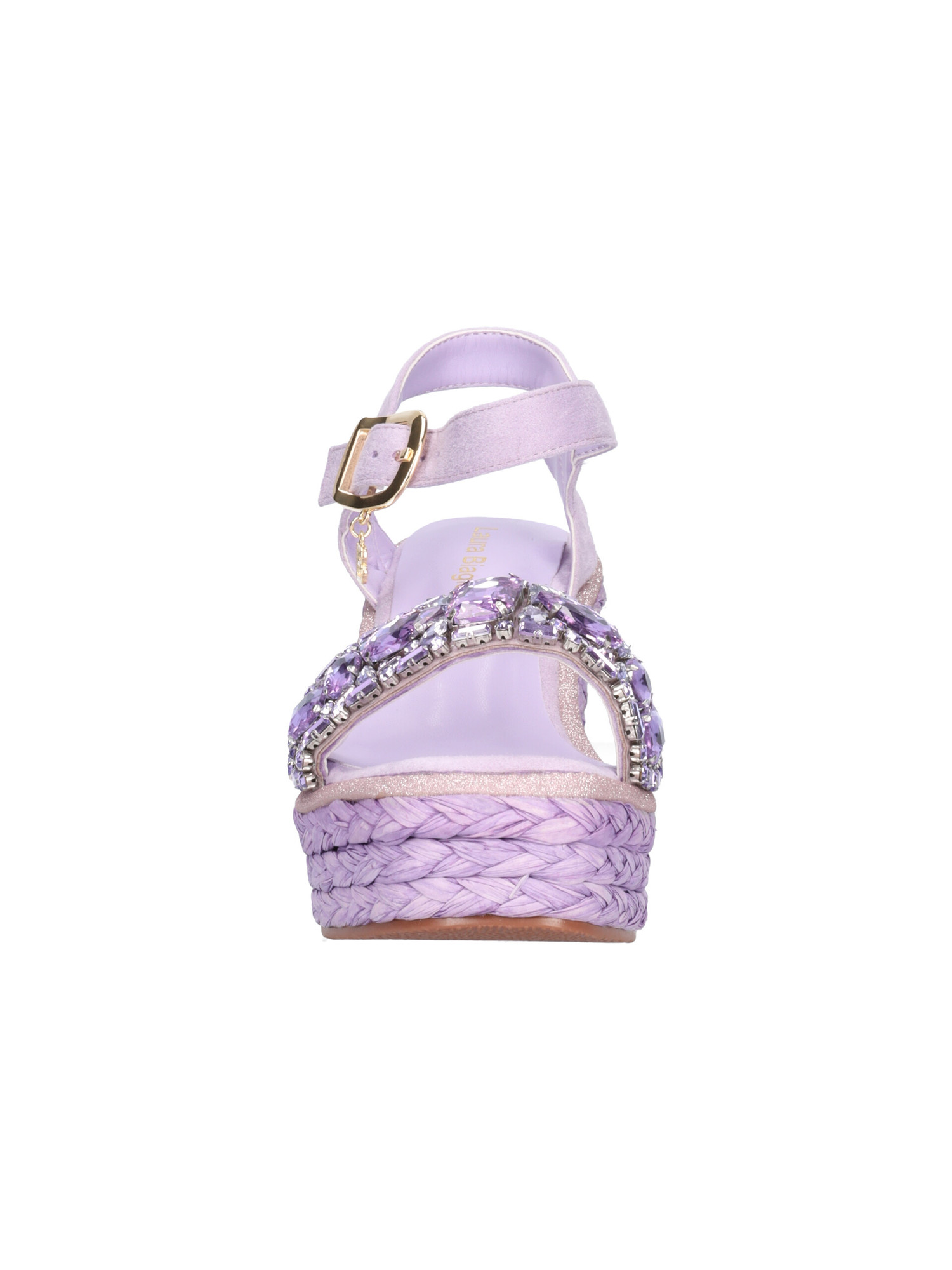 Sandalo con zeppa Laura Biagiotti da donna lilla Liviana Calzature