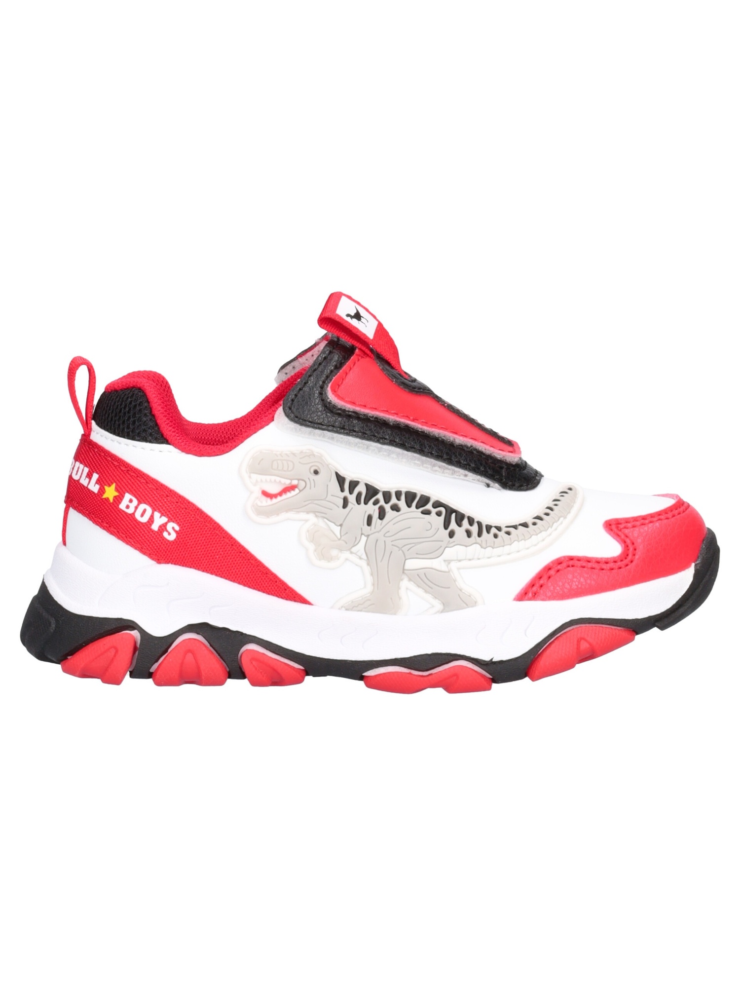 sneaker-bull-boys-t-rex-da-bambino-bianca-e-rossa