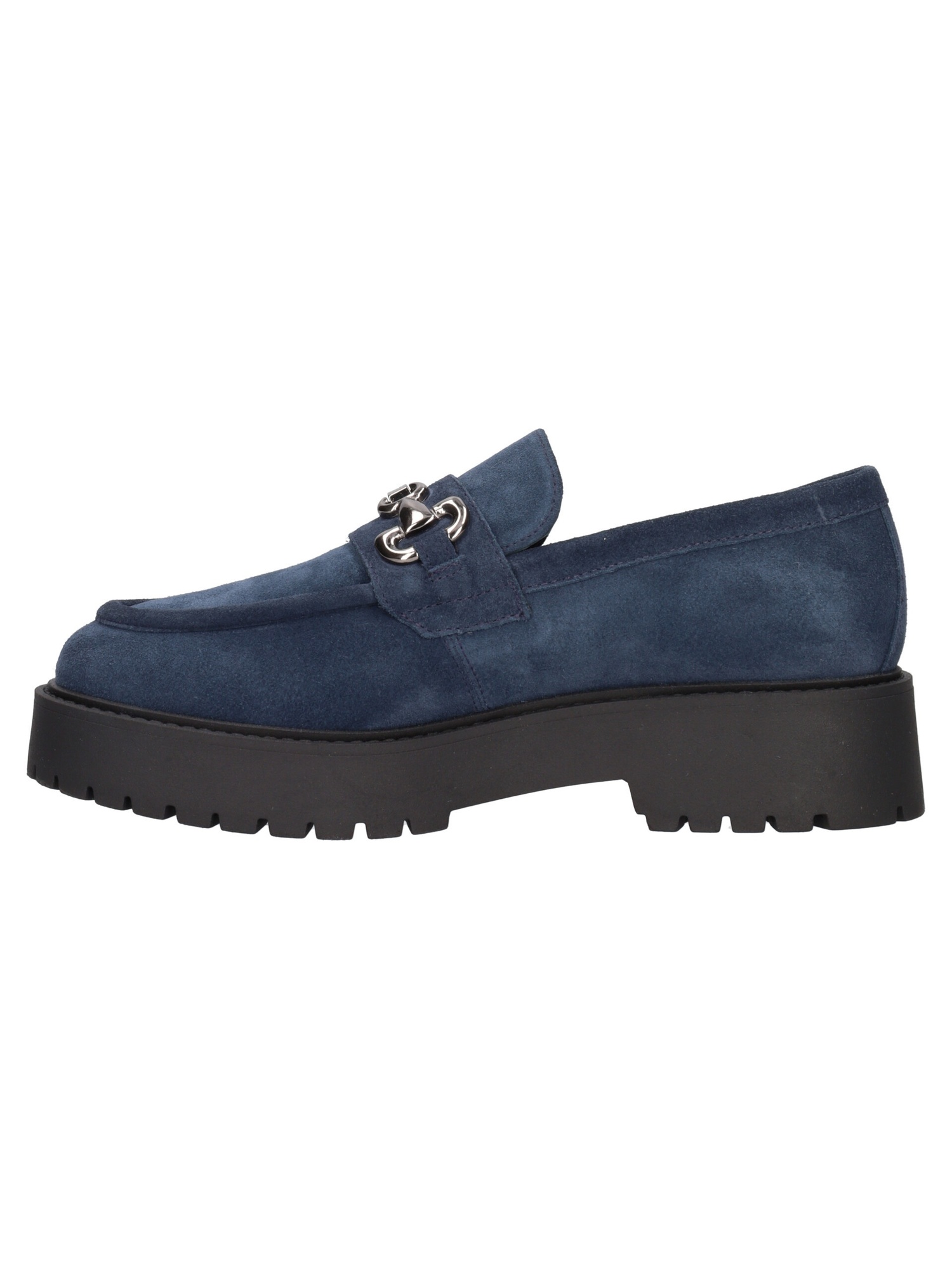 Mocassino platform Nero Giardini da donna blu Liviana Calzature
