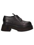 scarpa-stringata-platform-albano-da-donna-nera