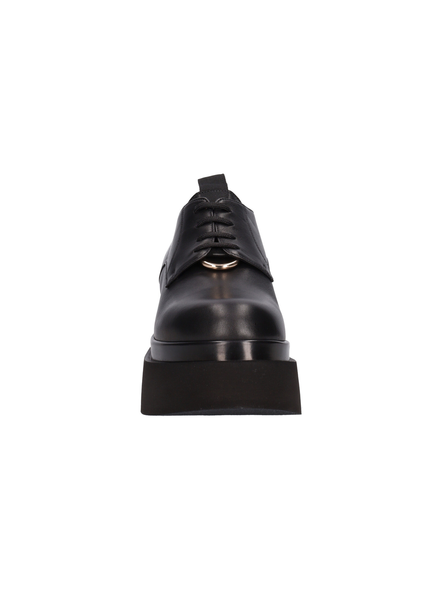 scarpa-stringata-platform-albano-da-donna-nera
