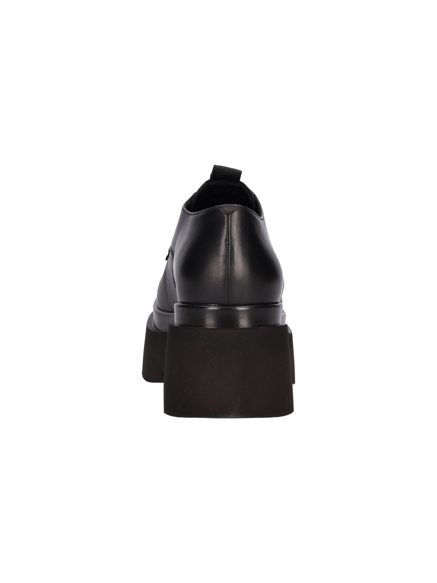 scarpa-stringata-platform-albano-da-donna-nera
