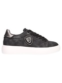 sneaker platform blauer da donna nera