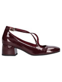 scarpa con tacco basso cristin da donna bordeaux