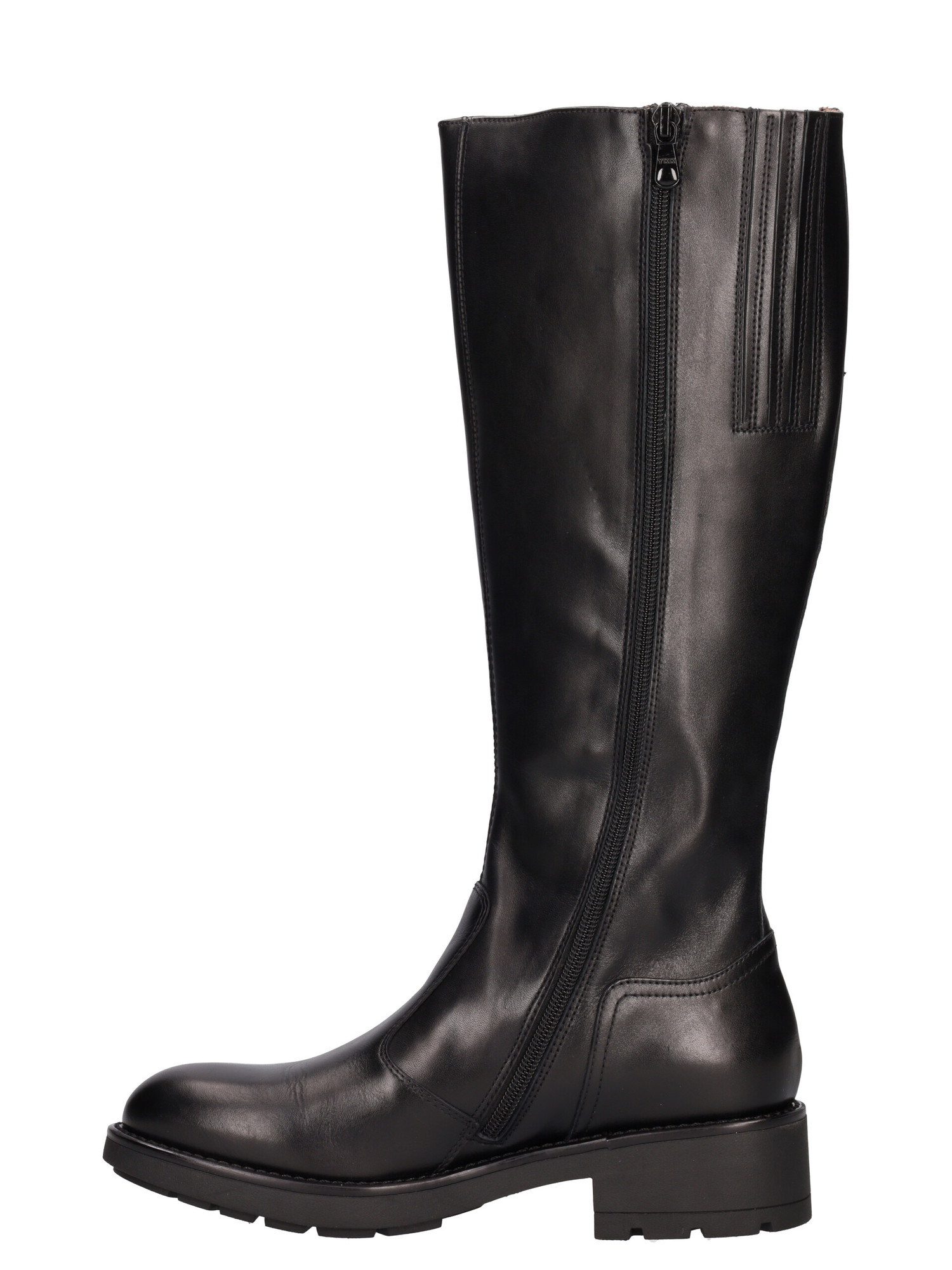 stivale-con-tacco-basso-nero-giardini-da-donna-nero-bc81e1