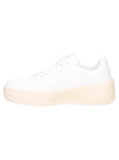 sneaker-platform-skechers-court-da-donna-bianca