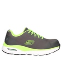 scarpa da lavoro skechers arch-fit da uomo grigia