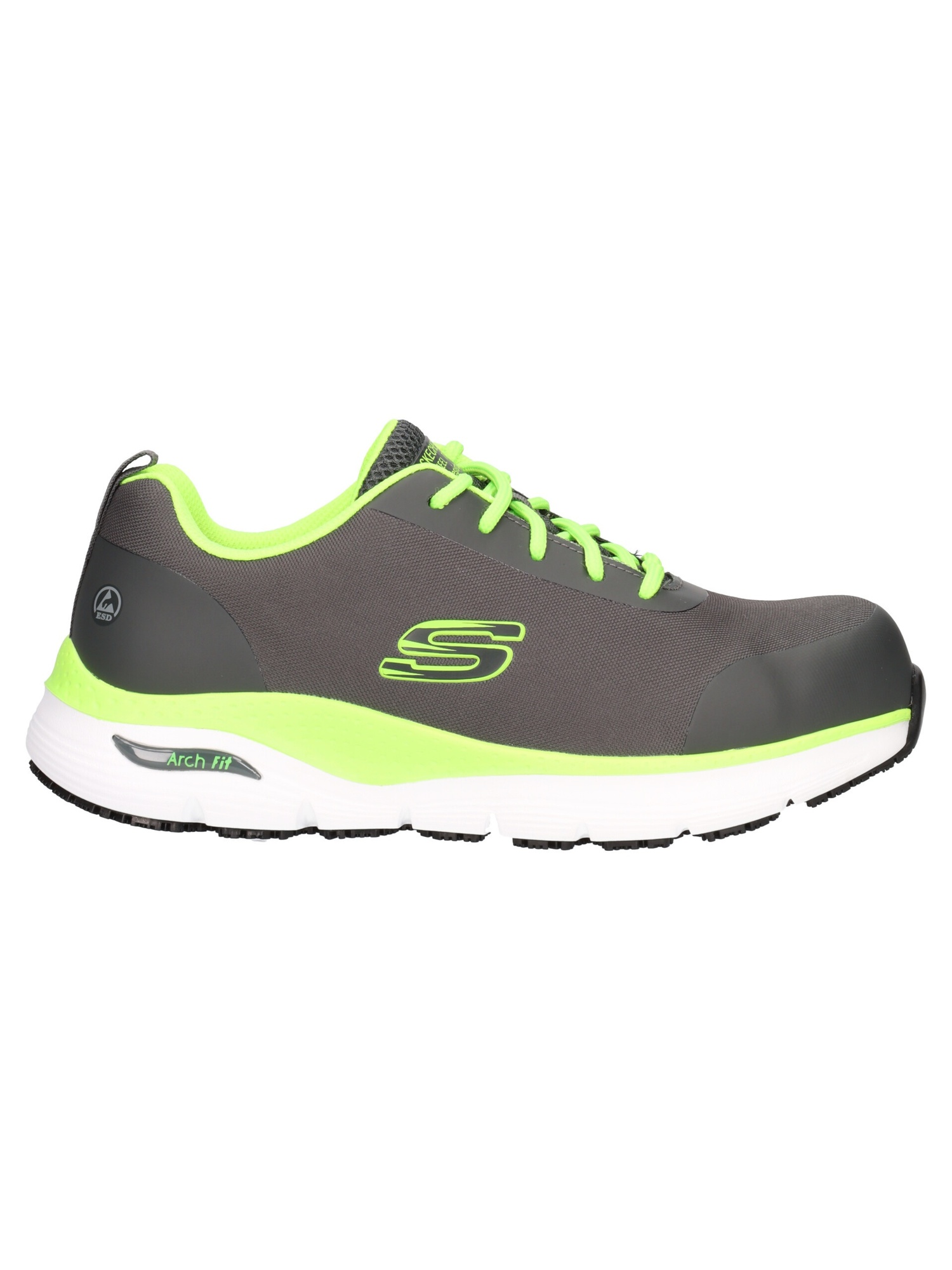 scarpa-da-lavoro-skechers-arch-fit-da-uomo-grigia