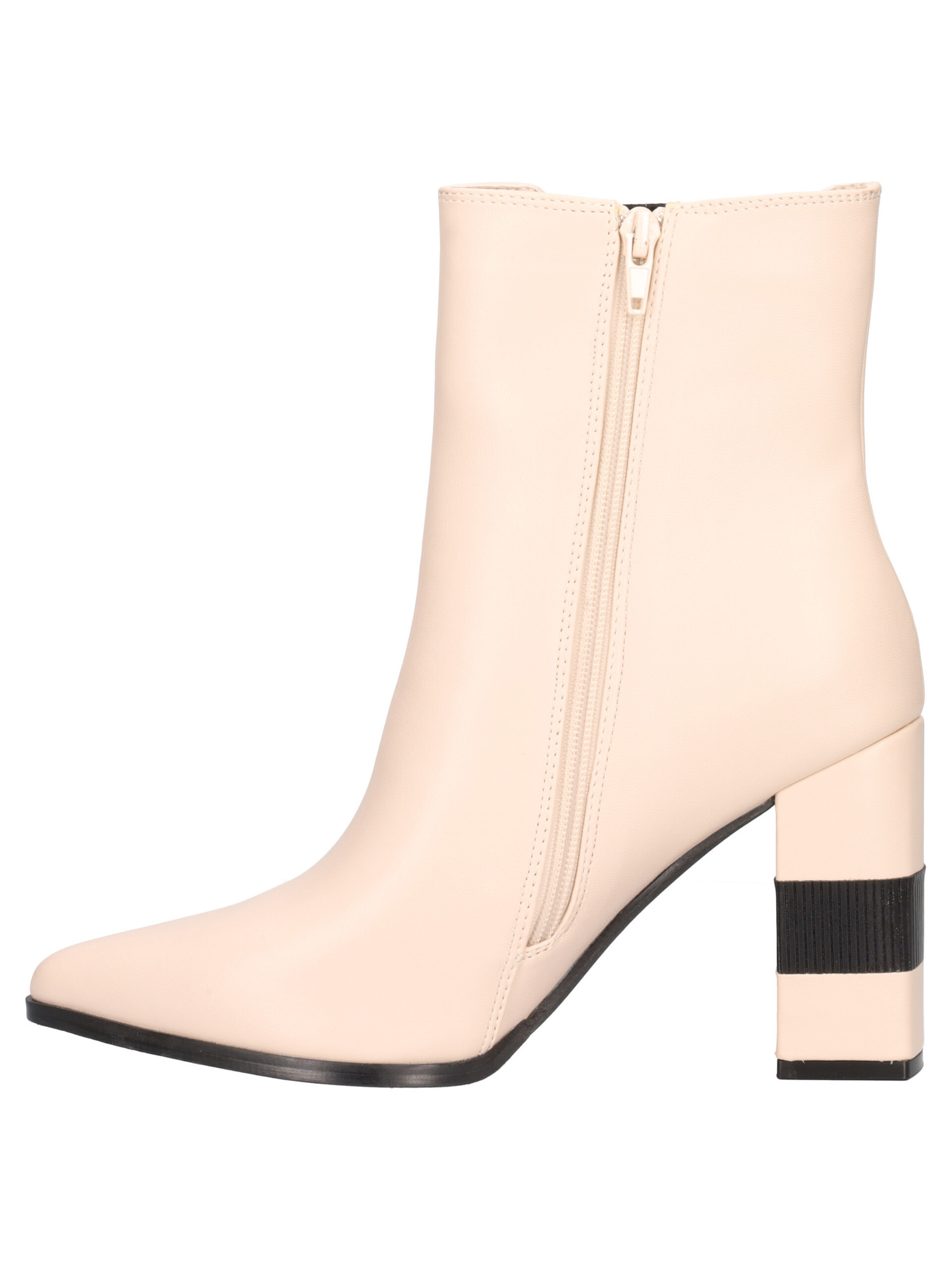Stivaletto Donna CUSHIONAIRE Con Tacco 7,6 Cm E Memory Foam, Tomaia Effetto Pelle, Avorio, Taglia 38, Larghezze Disponibili