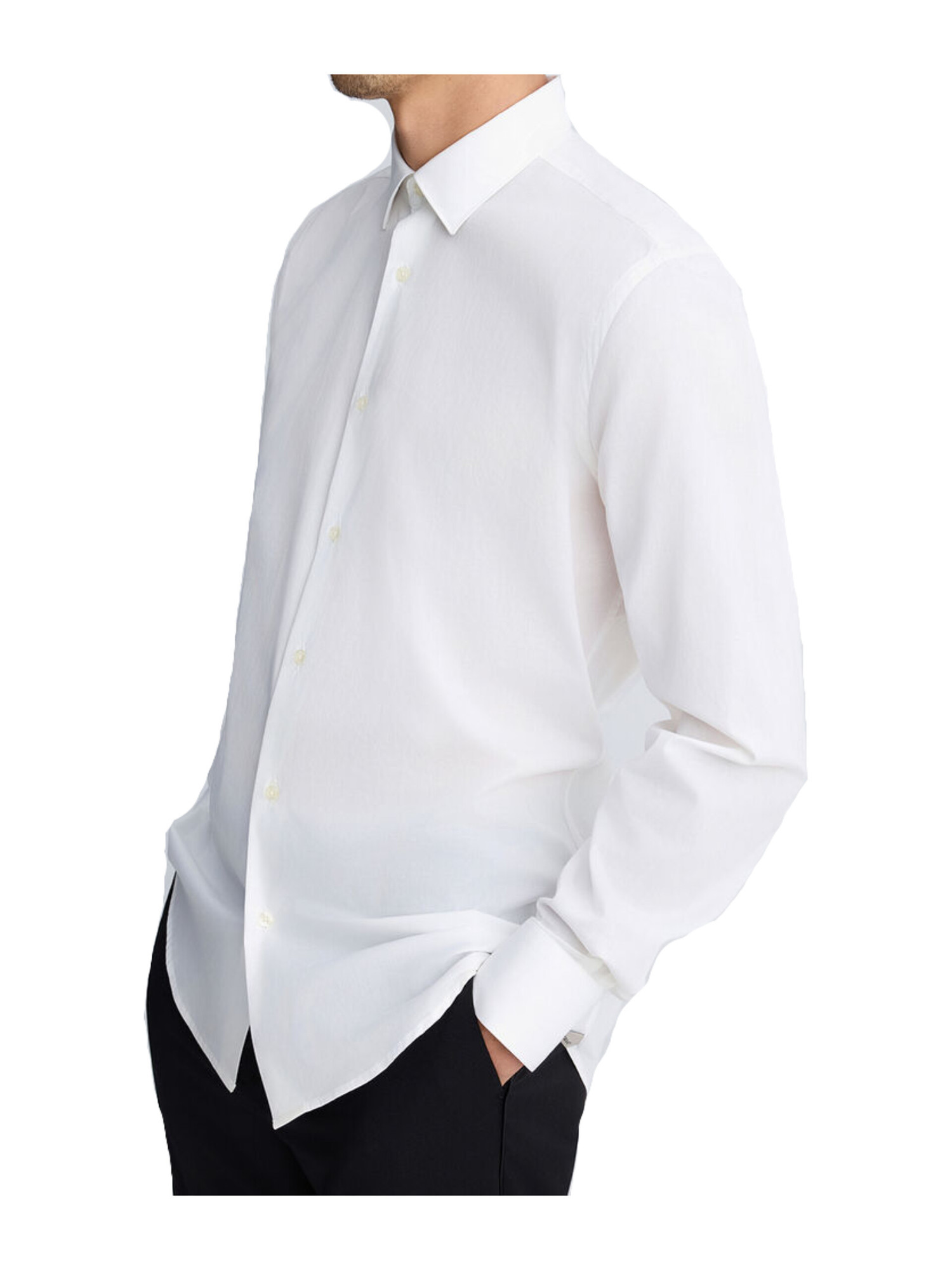 camicia-slim-fit-liu-jo-da-uomo-bianca
