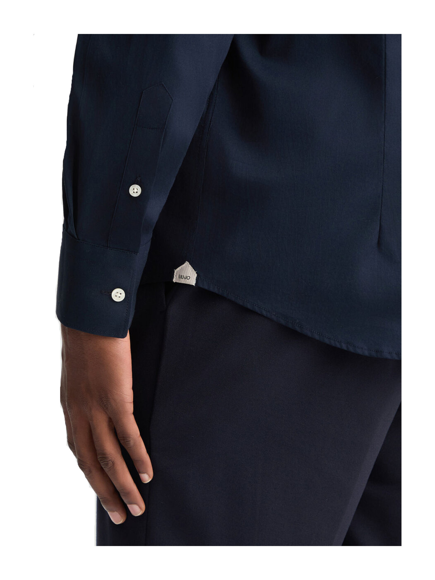 camicia-slim-fit-liu-jo-da-uomo-blu