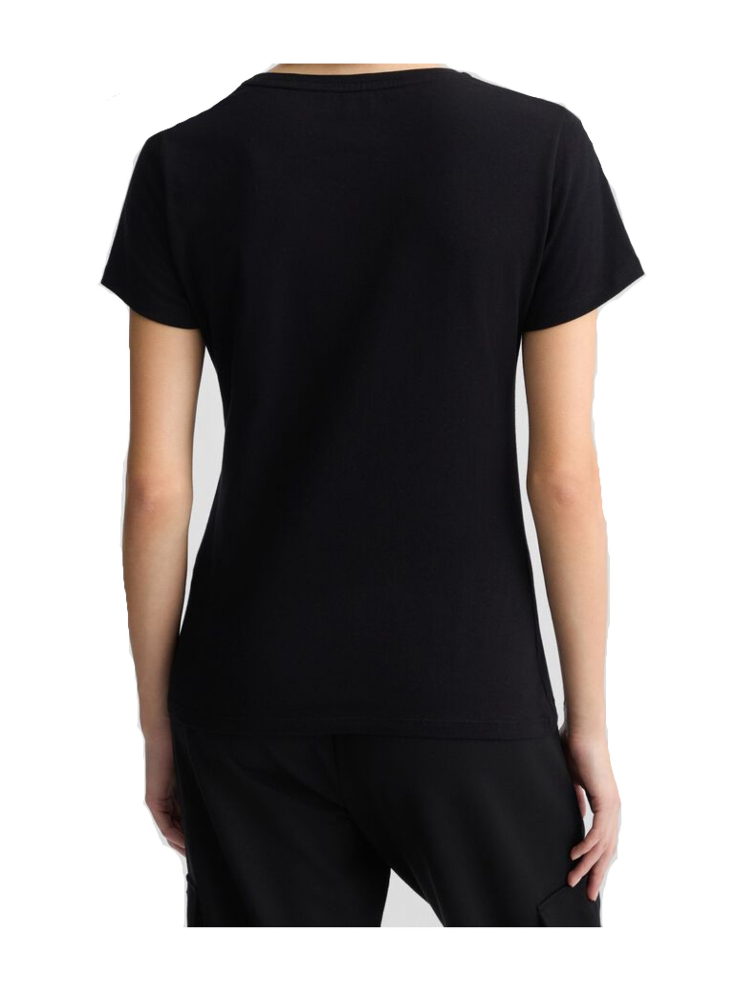 t-shirt-a-maniche-corte-liu-jo-da-donna-nera-efe22b
