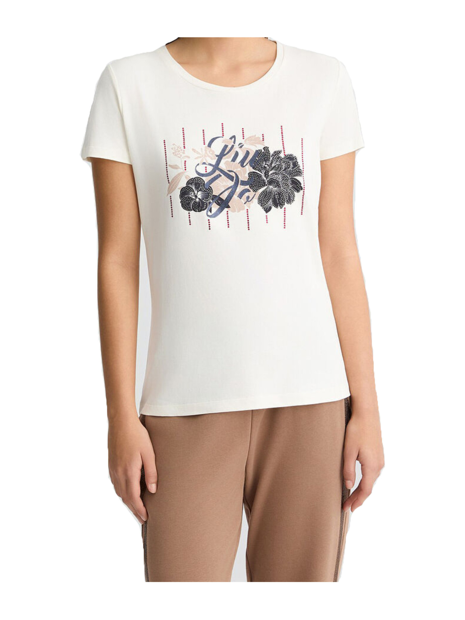 t-shirt-a-maniche-corte-liu-jo-da-donna-bianca-4f8321