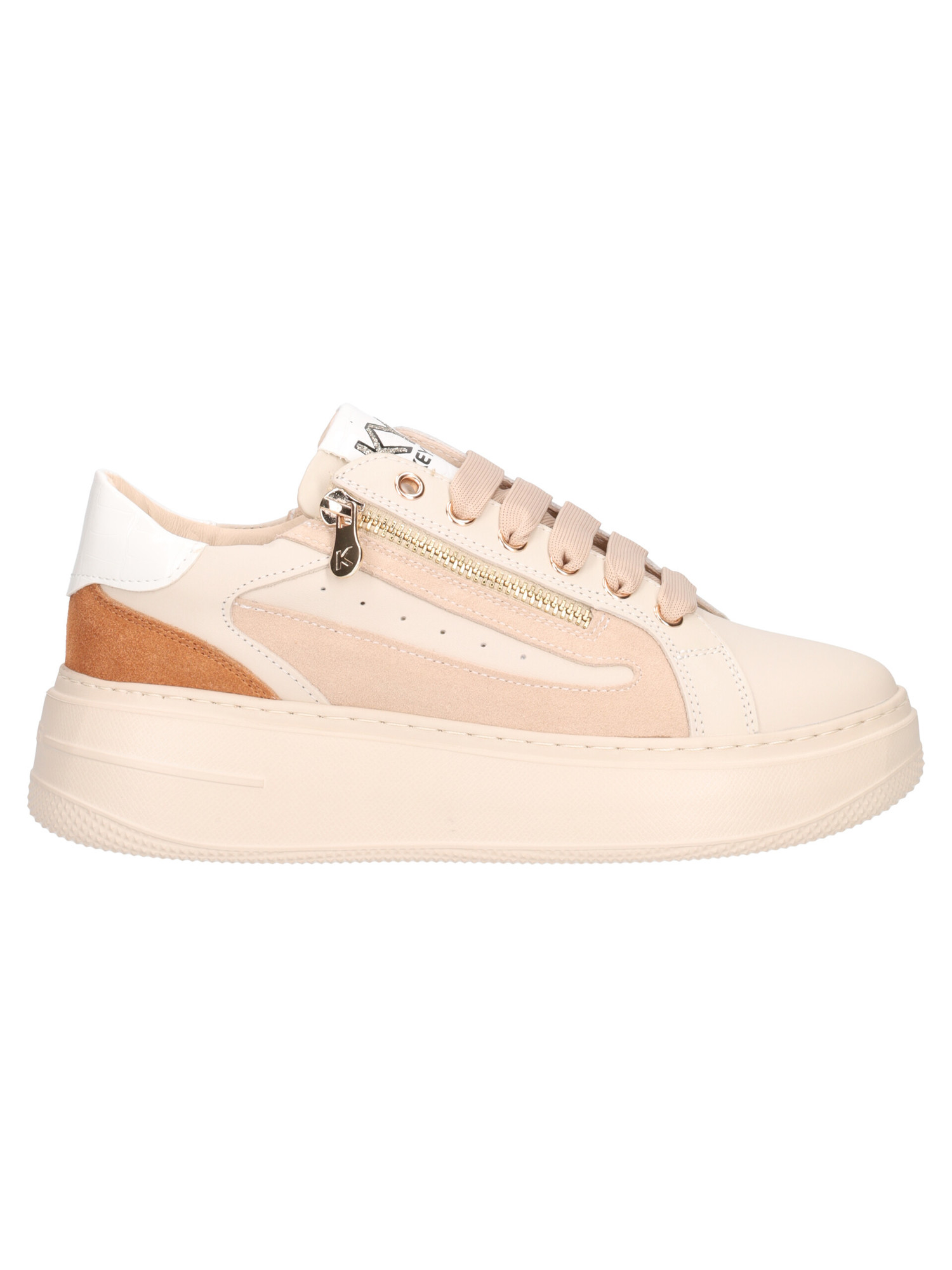 sneaker-platform-keys-da-donna-beige