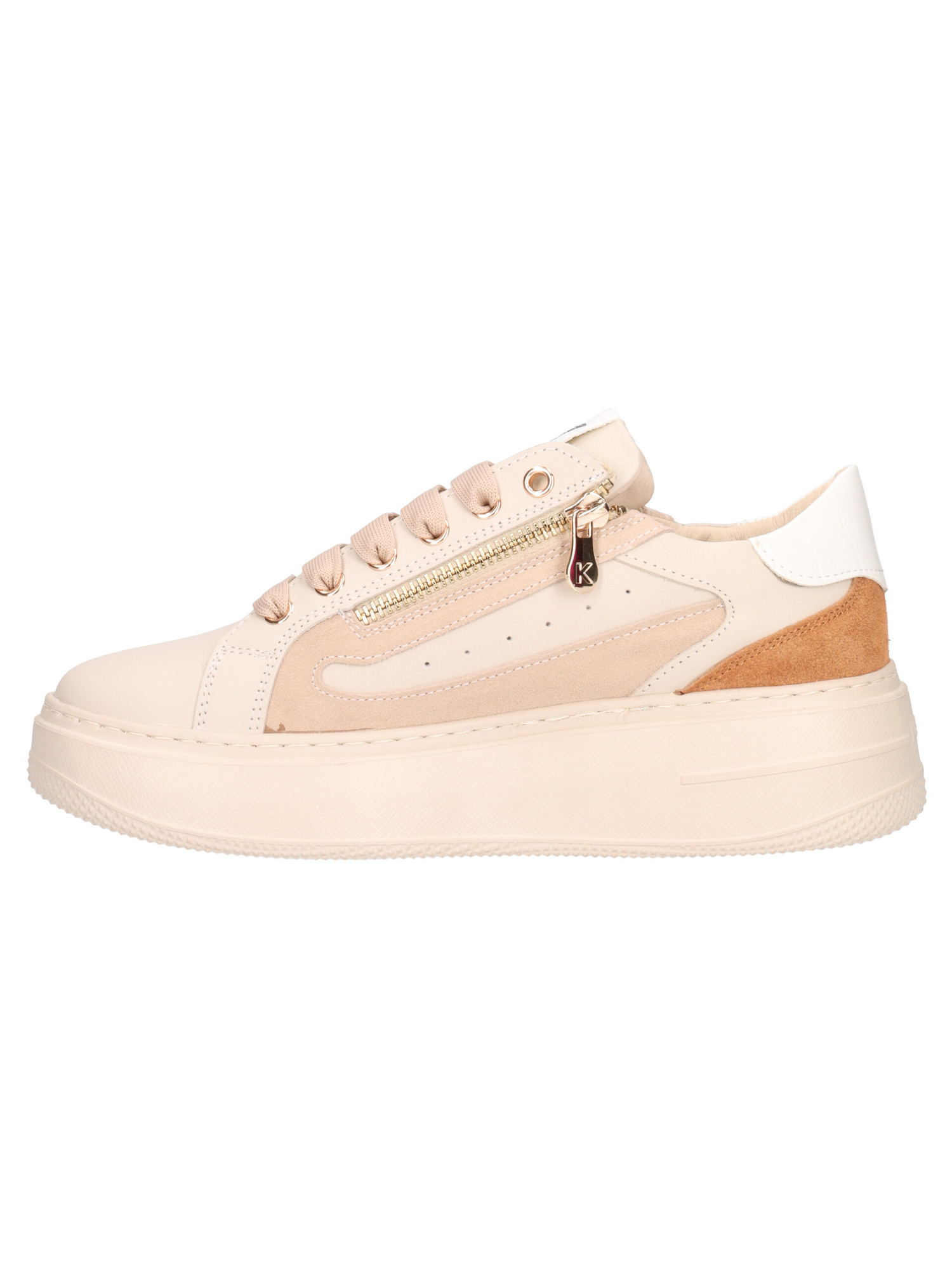sneaker-platform-keys-da-donna-beige